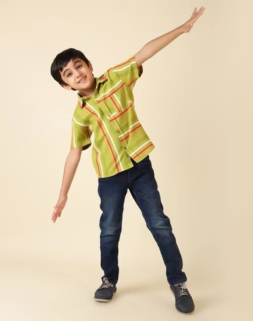 Cotton Linen Short Sleeves Shirt