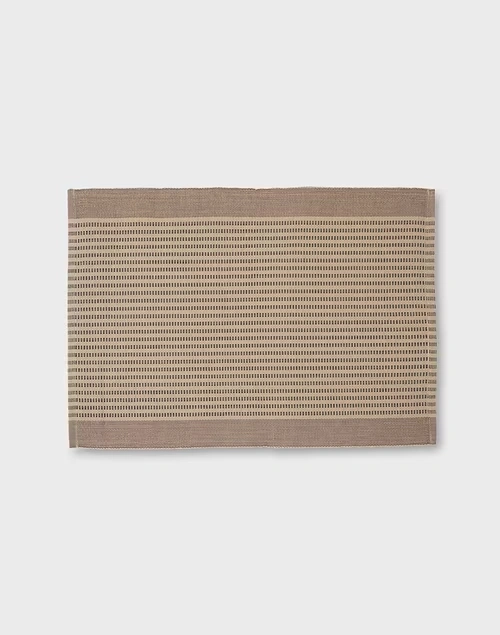 Beige Shubhika Cotton Mat Set Of 6 3 Beige Shubhika Cotton Mat Set Of 6