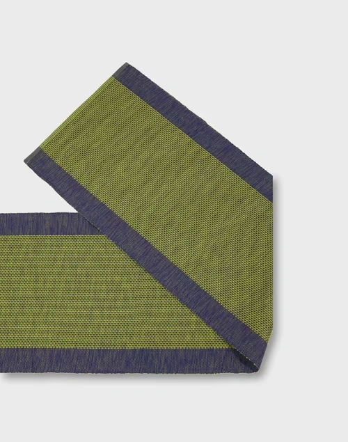 Green Melange Cotton Table Runner 3 Green Melange Cotton Table Runner