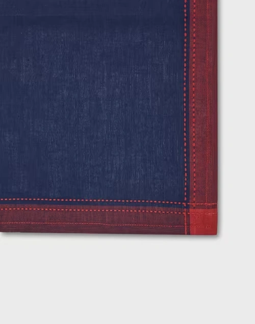 Red Indigo Tanka Cotton Woven Napkin Set Of 6 4 Red Indigo Tanka Cotton Woven Napkin Set Of 6