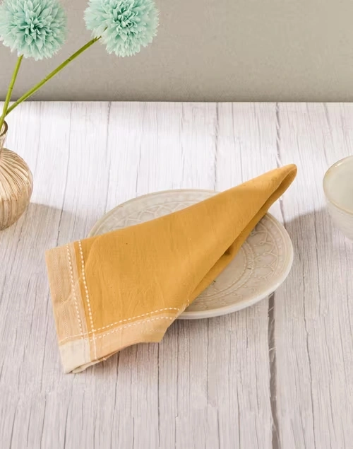 Natural Cotton Woven Tanka Napkin