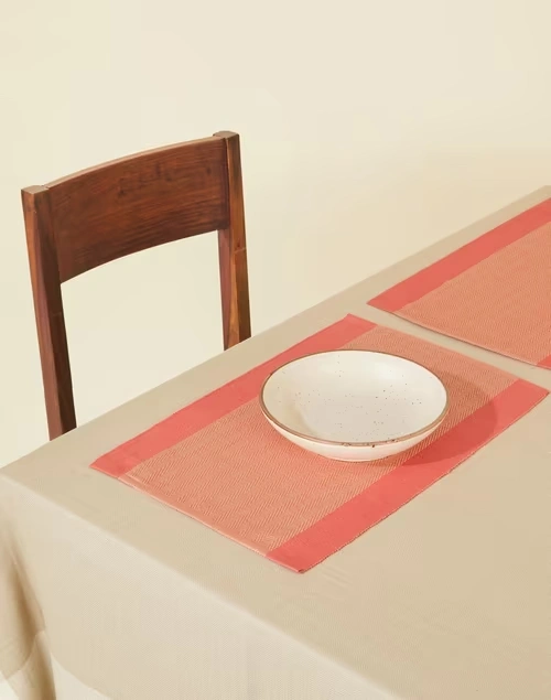 Coral Kislay Cotton Mat Set of 6