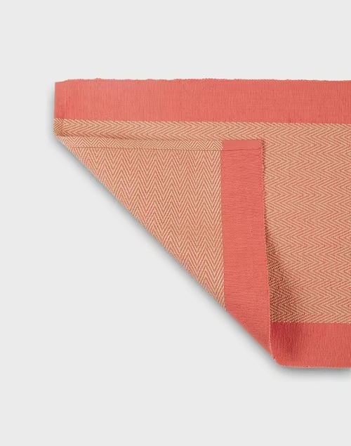 Coral Kislay Cotton Mat Set of 6 4 Coral Kislay Cotton Mat Set of 6