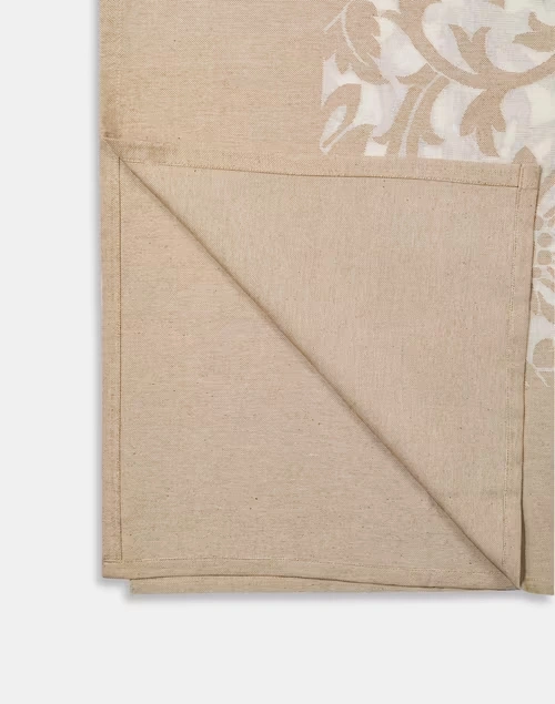 Natural Inaya Cutwork Cotton Table Cover