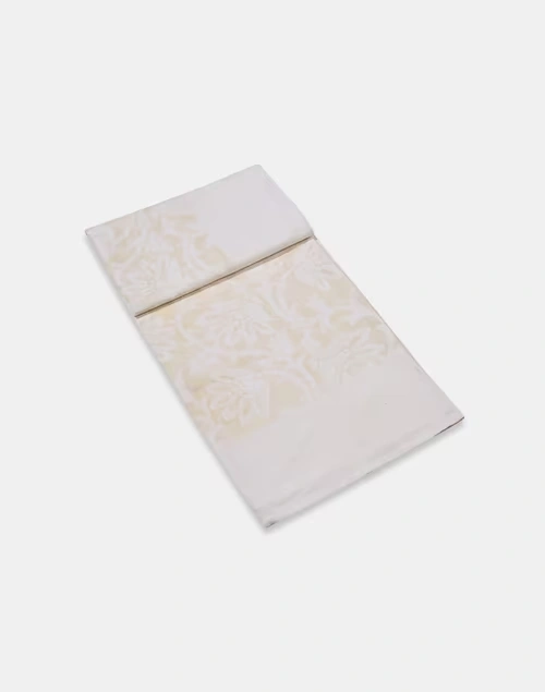 Natural Inaya Cotton Cutwork Table Cover
