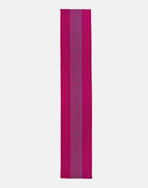 Fuschia Mirania Cotton Woven Runner