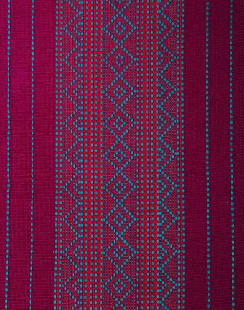Fuschia Mirania Cotton Woven Runner 3 Fuschia Mirania Cotton Woven Runner