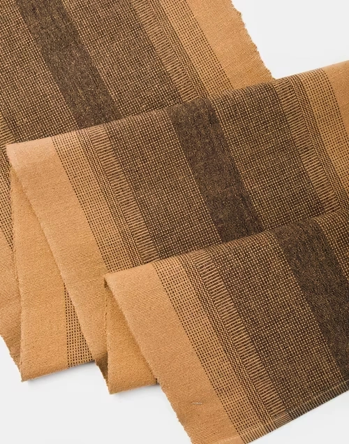 Beige Black Amir Cotton Woven Runner