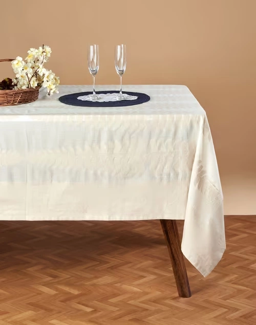 Natural Beige Amara Table Cover