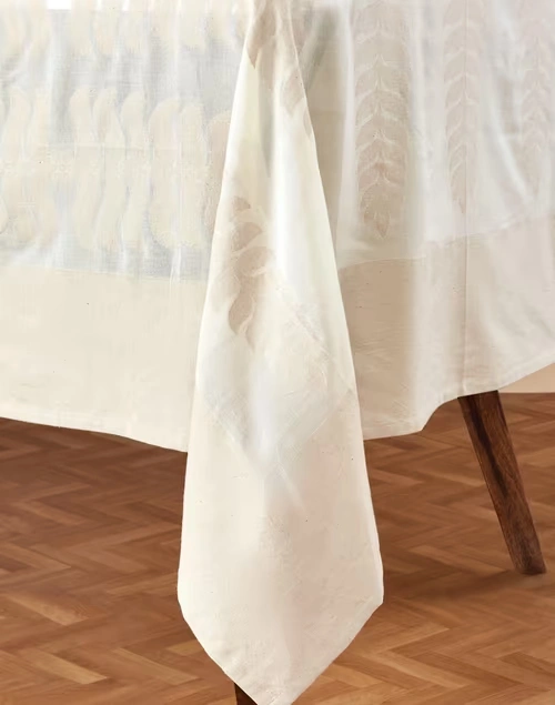 Natural Beige Amara Table Cover 4 Natural Beige Amara Table Cover