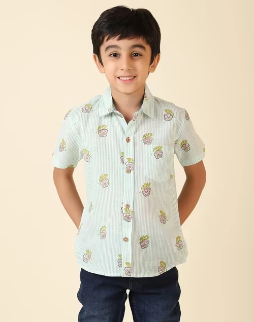 Cotton Short Sleeves Shirt