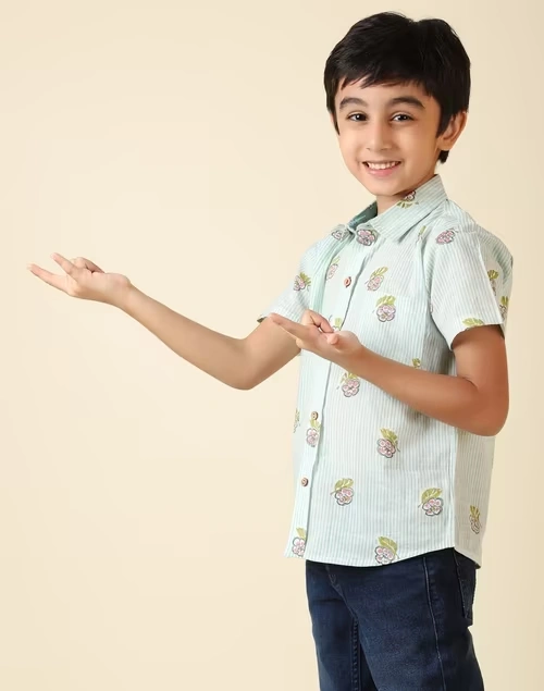 Cotton Short Sleeves Shirt