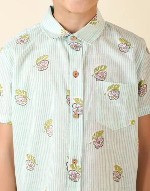 Cotton Short Sleeves Shirt