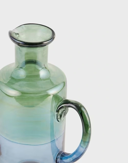 Blue Harit Glass Water Jug