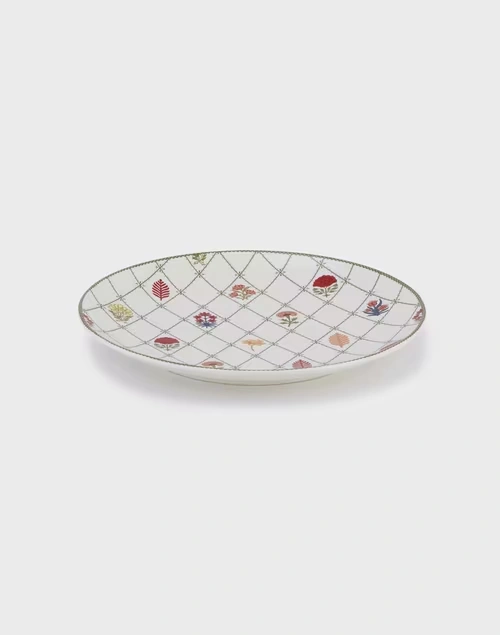 Multi Ceramic Decaled Ramya Quarter Plate