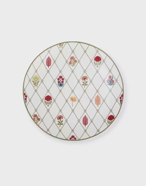 Multi Ceramic Decaled Ramya Quarter Plate