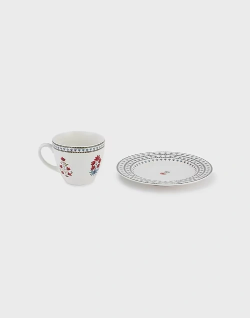 Ramya Ceramic Decaled Cup N Saucer Set