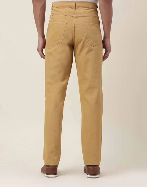 Mustard Cotton 929 Slim Cut Pants