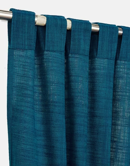 Blue Cotton Printed Curtain | 1pc 4 Blue Cotton Printed Curtain | 1pc