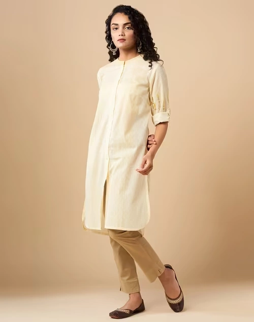 Cotton Printed Knee Length Kurta