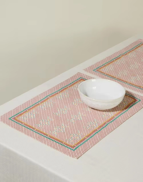 Bahaar Cotton Mat Set Of 6