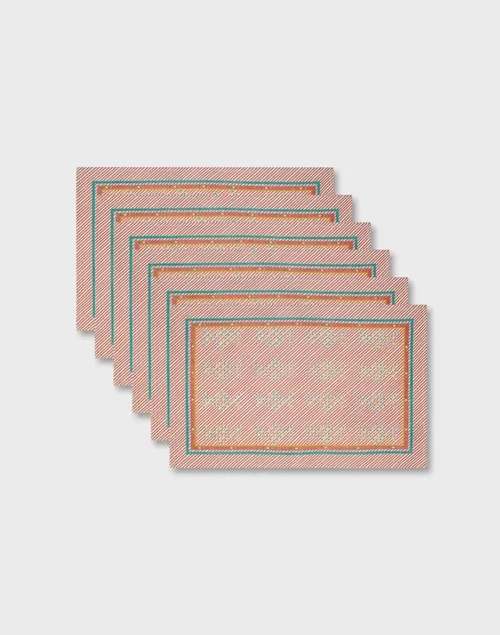 Bahaar Cotton Mat Set Of 6