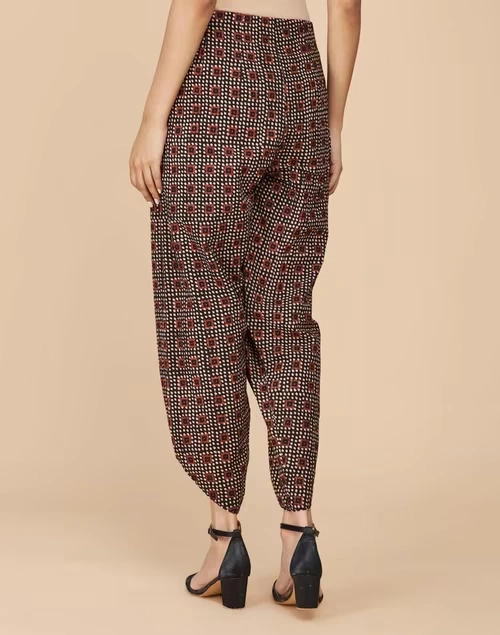 Black Cotton Full Length Dhoti 4 Black Cotton Full Length Dhoti