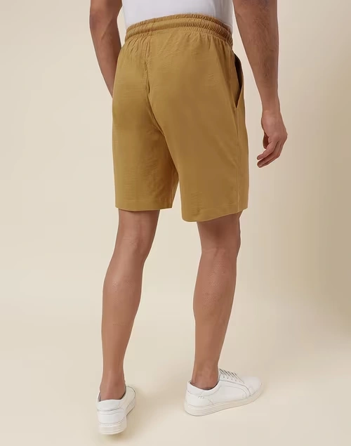 Mustard Organic Cotton Sweat Shorts