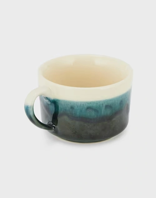 Green Ashvath Ceramic Glazed Cup