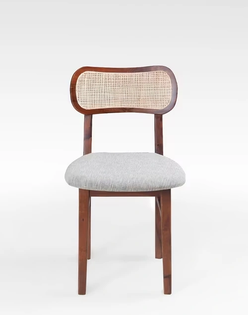 Natural Wooden Bunai Upholstered Chair