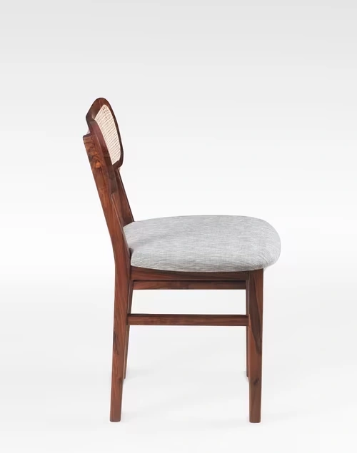 Natural Wooden Bunai Upholstered Chair