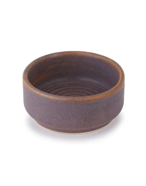 Purple Dhumra Ceramic Chutney Bowl