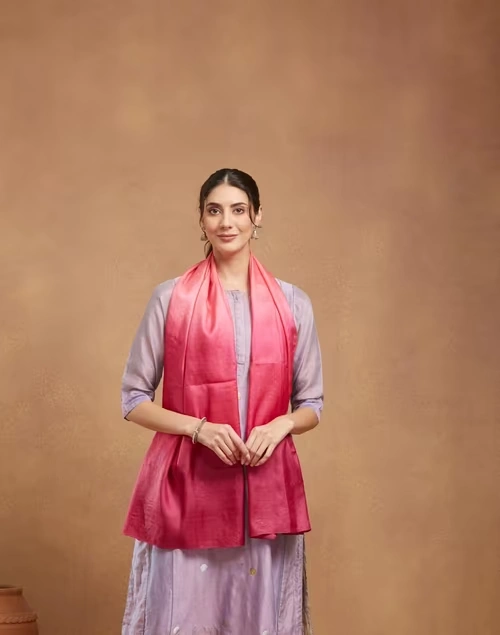 Pink Silk Stole 3 Pink Silk Stole