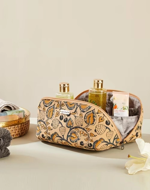 Navya Cotton Toiletery Bag