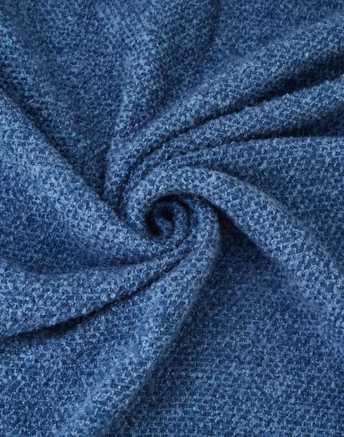 Blue Acrylic Woven Sidra Throw