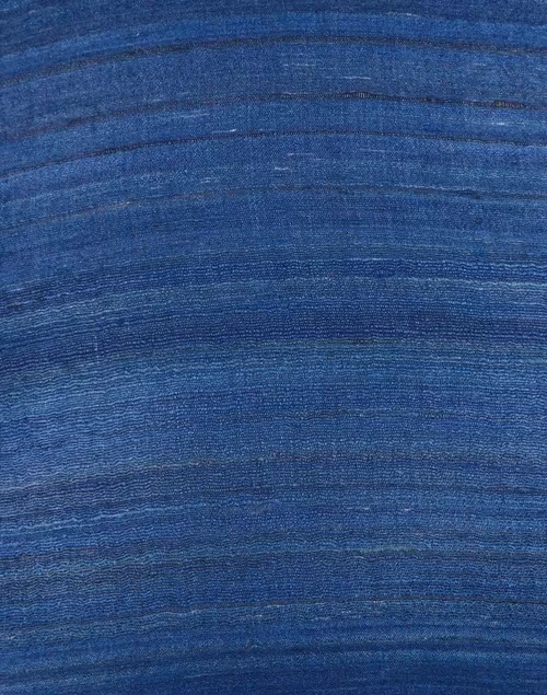 Blue Deeva Silk Woven Cushion Cover 4 Blue Deeva Silk Woven Cushion Cover