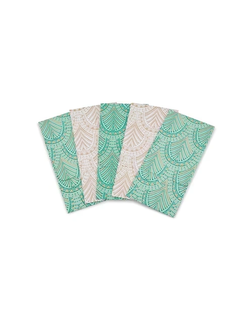 Blue Sidra Money Envelopes | Set of 5 3 Blue Sidra Money Envelopes | Set of 5