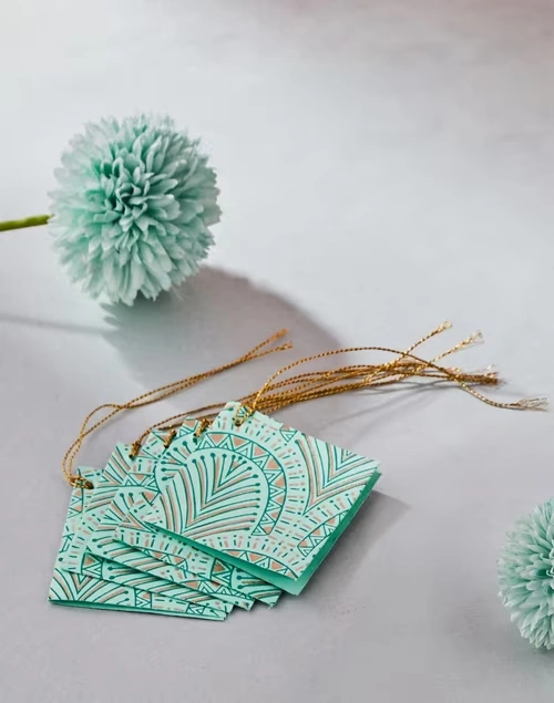 Blue Sidra Gift Tags | Set of 10